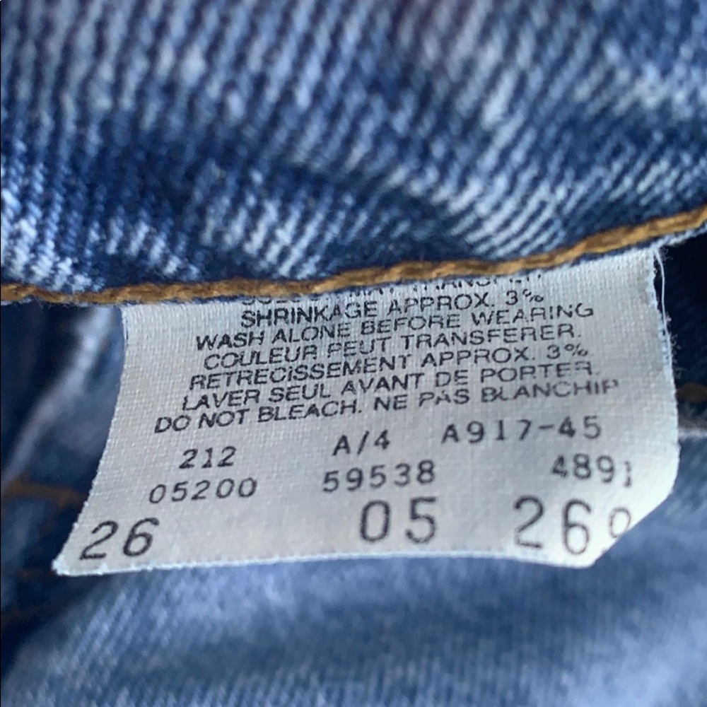 Vintage 538 Levi straight leg size 26 waist - Picture 8 of 10